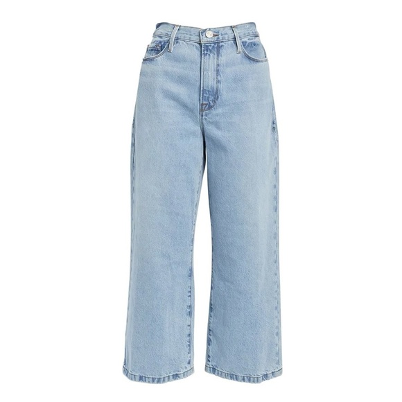 Frame Denim Ali Wide Leg Crop Jeans - Picture 4 of 10